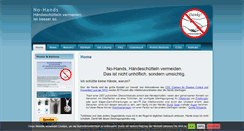 Desktop Screenshot of no-hands.de